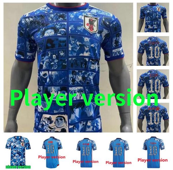 player version japan cartoon soccer jersey 2021 2022 tsubasa nakajima minamino kagawa shibasaki atom men short sleeve football shirt slim fi, Black;yellow
player version japan cartoon soccer jersey 2021 2022 tsubasa nakajima minamino kagawa shibasaki atom men short sleeve football shirt slim fi, Black;yellow