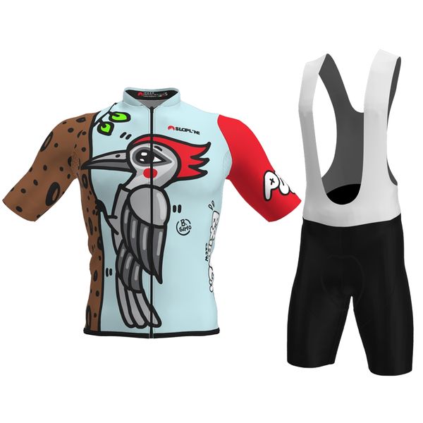 slopline wielertrui pak zomer ciclismo mannen korte mouw bib shorts kit 9d gel ropa ademende mtb triathlon set ciclismo 2022, Black;red
slopline wielertrui pak zomer ciclismo mannen korte mouw bib shorts kit 9d gel ropa ademende mtb triathlon set ciclismo 2022, Black;red