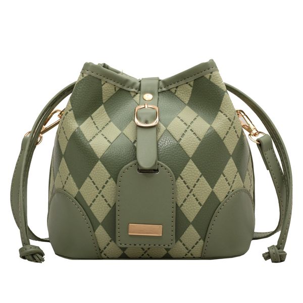 designer buket bag 4 colors rhombic contrast practical large-capacity one shoulder bag in pu with fashion style
designer buket bag 4 colors rhombic contrast practical large-capacity one shoulder bag in pu with fashion style