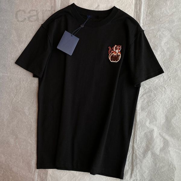 women's t-shirt designer 2022 spring and summer new women's short sleeved little tiger embroidered round neck t-shirt loose versat, White
women's t-shirt designer 2022 spring and summer new women's short sleeved little tiger embroidered round neck t-shirt loose versat, White