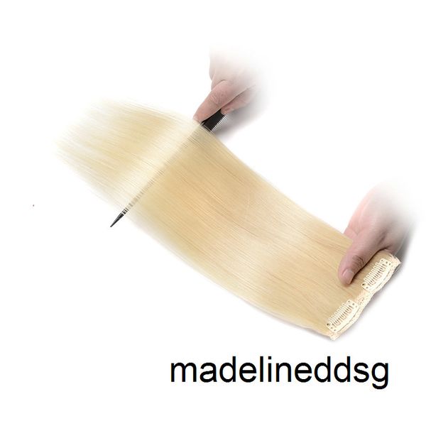 grade 10a--blonde color 613 clip in human hair extesnison 8pcs 100g 1626 virgin silk straight hair dhl 4z6r, Black
grade 10a--blonde color 613 clip in human hair extesnison 8pcs 100g 1626 virgin silk straight hair dhl 4z6r, Black