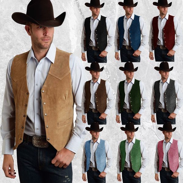men's vest cow leather western denim suit vest steampunk style waistcoat summer party s-xxxl 220725, Black;white
men's vest cow leather western denim suit vest steampunk style waistcoat summer party s-xxxl 220725, Black;white