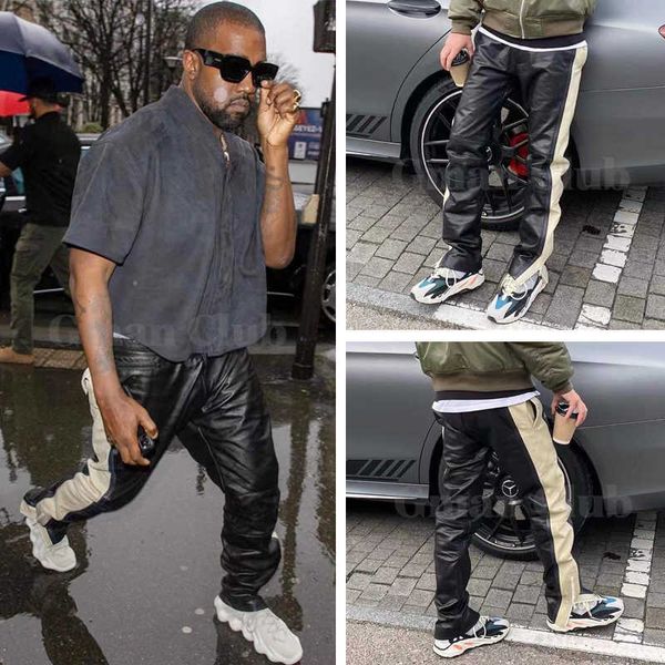 fashiondemon high street coconut fengkan ye's same season5 color matching zipper pants mouth lychee cowhide leather pants, White;black
fashiondemon high street coconut fengkan ye's same season5 color matching zipper pants mouth lychee cowhide leather pants, White;black