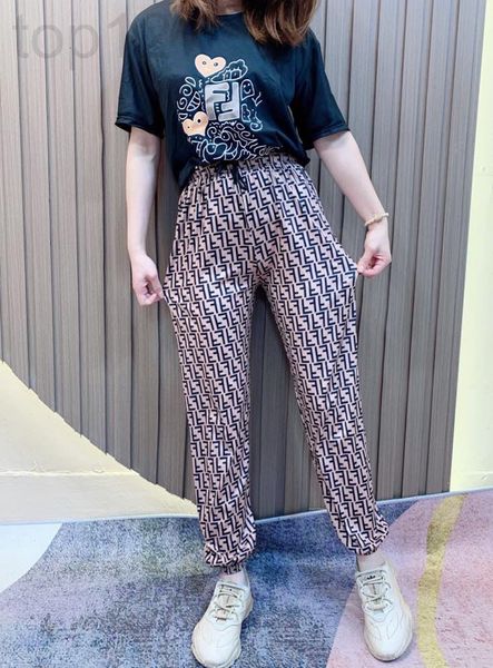 women's two piece pants designer 2022 summer thailand fd short sleeve round neck pullover pants leggings harlan pants two piece set, White
women's two piece pants designer 2022 summer thailand fd short sleeve round neck pullover pants leggings harlan pants two piece set, White