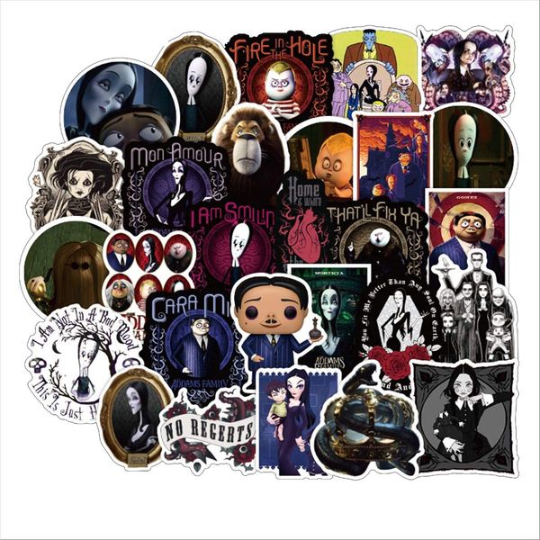 50pcs the addams family stickers car motorcycle travel luggage phone guitar skateboard kid cool sticker
50pcs the addams family stickers car motorcycle travel luggage phone guitar skateboard kid cool sticker
