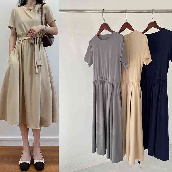 casual dresses p165a pleated long sleeved women's dress with round neck and short sleeves, Black;gray
casual dresses p165a pleated long sleeved women's dress with round neck and short sleeves, Black;gray