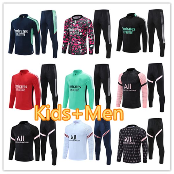 2022 2021men kidsfootball tracksuit soccer jacket camisas de futebol long pull zipper training suit chandal, Black
2022 2021men kidsfootball tracksuit soccer jacket camisas de futebol long pull zipper training suit chandal, Black