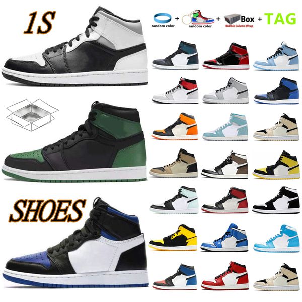 2022 basketball shoes designer mens 1s university blue smoke grey royal patent bred high dark light chicago unc bordeaux sneakers trainers
2022 basketball shoes designer mens 1s university blue smoke grey royal patent bred high dark light chicago unc bordeaux sneakers trainers