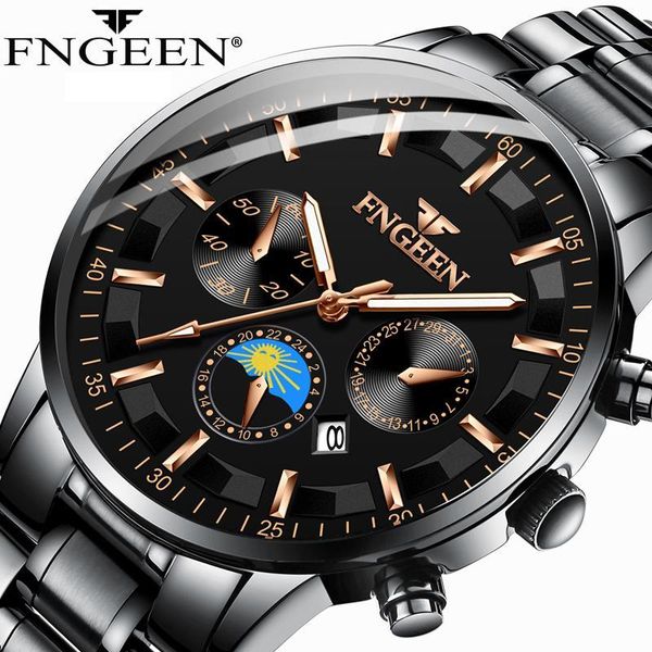 fngeen quartz watches luxury brand men watch business fashion waterproof wirstwatch male clock reloj hombre montre hombre, Slivery;brown
fngeen quartz watches luxury brand men watch business fashion waterproof wirstwatch male clock reloj hombre montre hombre, Slivery;brown