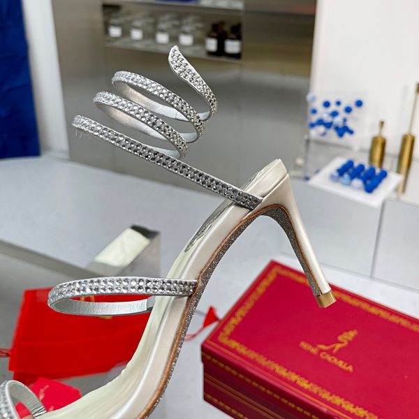 rhinestone rene cleo embellished snake-wrap stiletto heels sandals 75mm evening shoes women high heeled luxury designers wraparound dress 49, Black
rhinestone rene cleo embellished snake-wrap stiletto heels sandals 75mm evening shoes women high heeled luxury designers wraparound dress 49, Black
