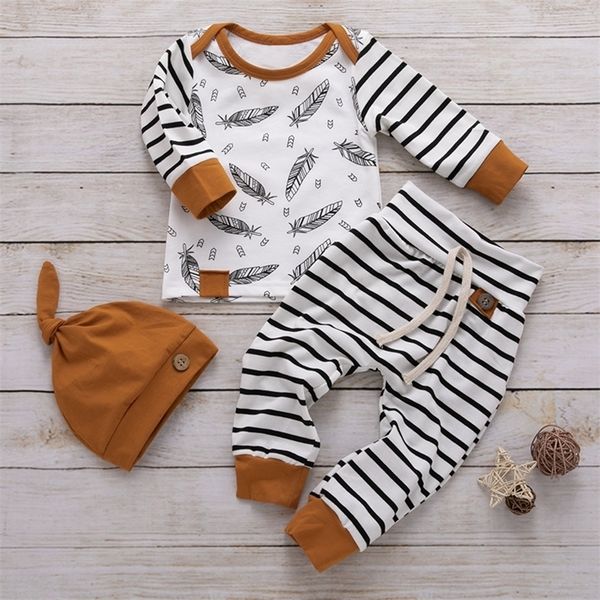 baby boy all feather printing long sleeves and pants wiht hat cotton 3 piece set kids clothing ins caual 220326, White
baby boy all feather printing long sleeves and pants wiht hat cotton 3 piece set kids clothing ins caual 220326, White