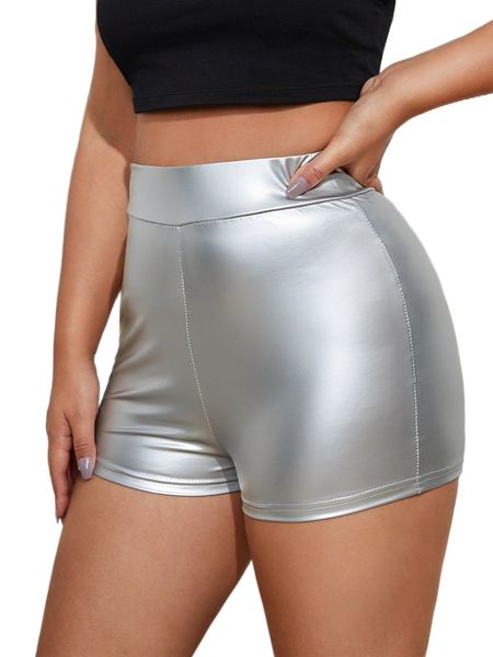 sxy high waist pu leather straight leg shorts e66l#, White;black
sxy high waist pu leather straight leg shorts e66l#, White;black