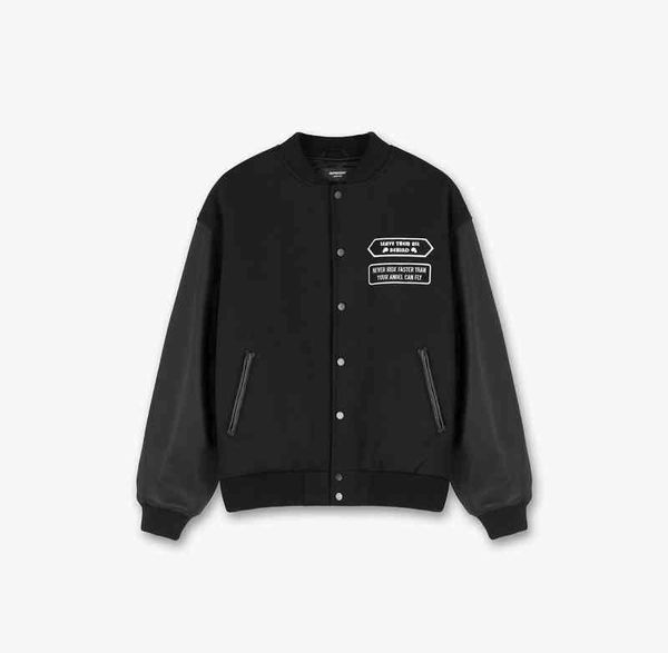 rep atives black five limited evil dog embroidery stitched leather sleeve baseball jacket cotton jacket, Black;brown
rep atives black five limited evil dog embroidery stitched leather sleeve baseball jacket cotton jacket, Black;brown