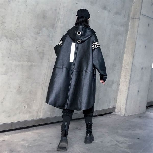 xitao letter plus size faux leather women fashion autumn pocket elegant goddess fan hooded collar loose coat zll4442 201214, Black
xitao letter plus size faux leather women fashion autumn pocket elegant goddess fan hooded collar loose coat zll4442 201214, Black