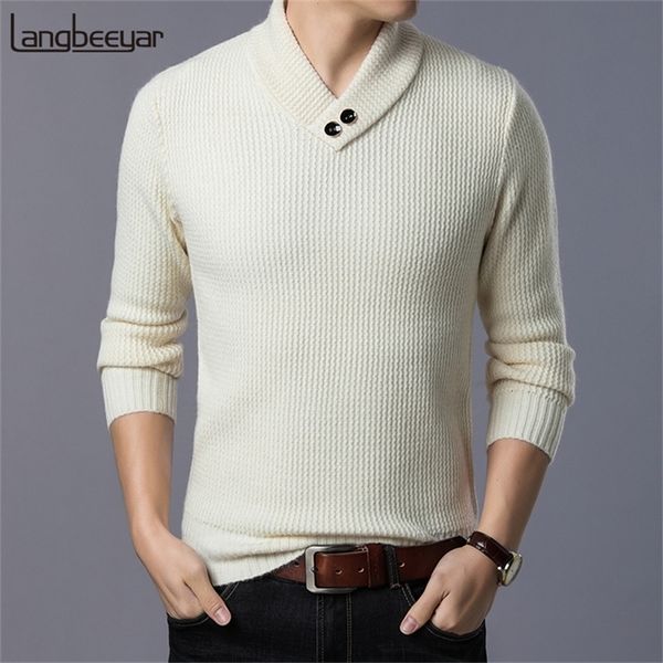 thick fashion brand sweater men's pullovers slim fit jumpers knitwear v neck winter korean style casual mens clothes 201224, White;black
thick fashion brand sweater men's pullovers slim fit jumpers knitwear v neck winter korean style casual mens clothes 201224, White;black