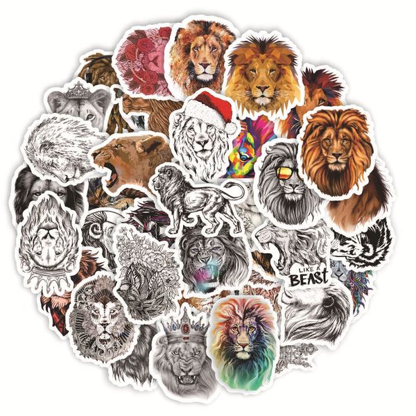 50pcs lion stickers waterproof vinyl funny cartoon sketch sticker skate accessories for skateboard lapluggage bicycle motorcycle phone car d
50pcs lion stickers waterproof vinyl funny cartoon sketch sticker skate accessories for skateboard lapluggage bicycle motorcycle phone car d