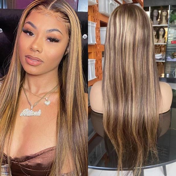 13x1 t middle part wigs straight highlight indian human hair lace front wig for women 130% density, Black;brown
13x1 t middle part wigs straight highlight indian human hair lace front wig for women 130% density, Black;brown