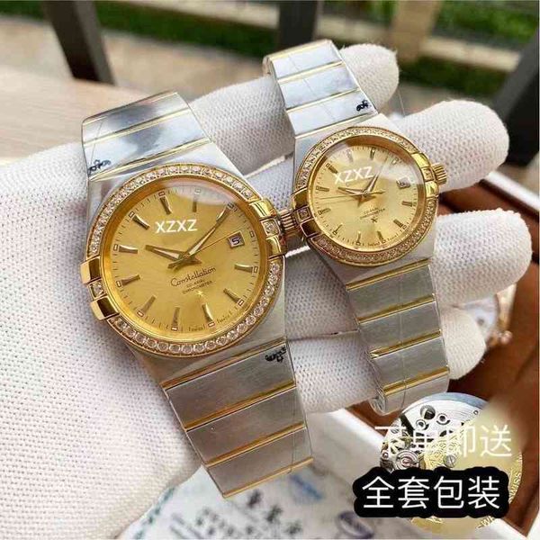 ome twelve constellations double eagle series automatic mechanical couple watch men's and women's calendar fine steel does not fad, Slivery;brown
ome twelve constellations double eagle series automatic mechanical couple watch men's and women's calendar fine steel does not fad, Slivery;brown