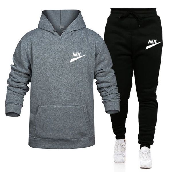 new brand spring autumn men's tracksuit hoodies pants two piece sets sweatshirts fashion joggers suit sportswear plus size s-xxxl, Gray
new brand spring autumn men's tracksuit hoodies pants two piece sets sweatshirts fashion joggers suit sportswear plus size s-xxxl, Gray