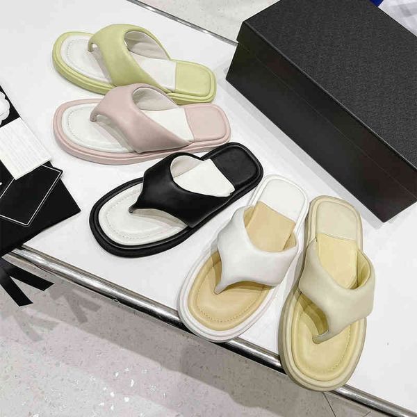 dress shoes woman genuine leather shoes flip-flops flat platform slippers designer leisure holiday beach slides, Black
dress shoes woman genuine leather shoes flip-flops flat platform slippers designer leisure holiday beach slides, Black