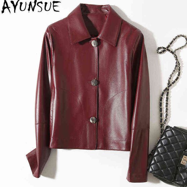 ayunsue real leather jacket women highend sheepskin leather jackets woman spring autumn black motorcycleshort coats chaquetas j220727
ayunsue real leather jacket women highend sheepskin leather jackets woman spring autumn black motorcycleshort coats chaquetas j220727
