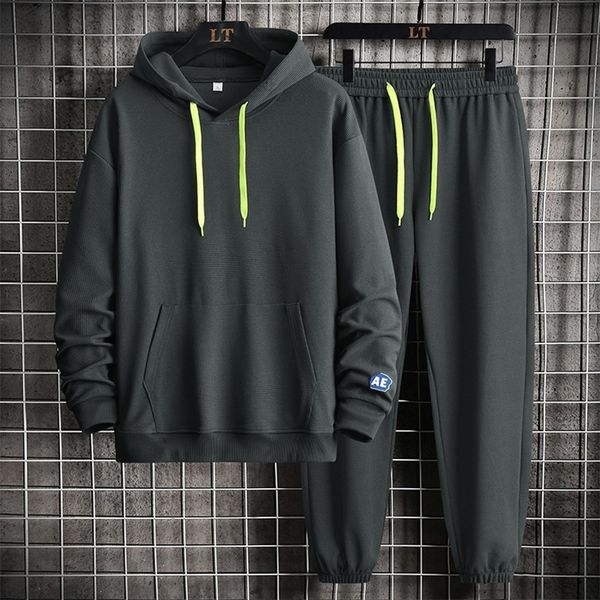 casual tracksuit men hooded sweatshirt outfit autumn mens sets sportswear male hoodiepants 2pcs jogging sports suits 220809, Gray
casual tracksuit men hooded sweatshirt outfit autumn mens sets sportswear male hoodiepants 2pcs jogging sports suits 220809, Gray