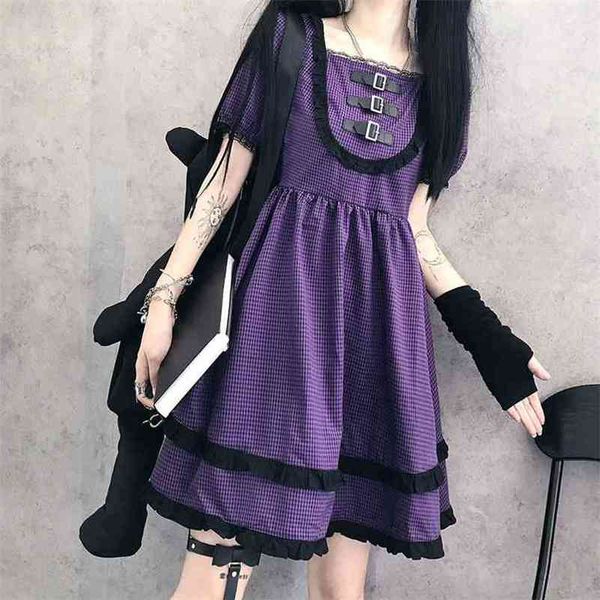 qweek goth japanese harajuku gothic lolita dress summer puff sleeve party purple plaid lace ruffle sweet pastel 210729, Black;gray
qweek goth japanese harajuku gothic lolita dress summer puff sleeve party purple plaid lace ruffle sweet pastel 210729, Black;gray