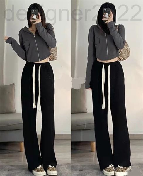 women's shorts designer lo yiwei long belt drawcord solid color loose wide leg embroidered casual pants men's and women's spo, White;black
women's shorts designer lo yiwei long belt drawcord solid color loose wide leg embroidered casual pants men's and women's spo, White;black