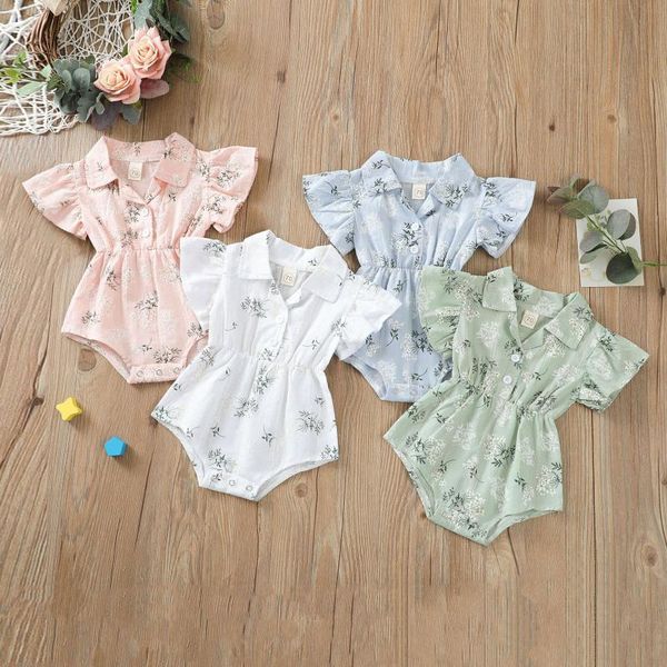 jumpsuits summer born baby romper for infant girls boys floral printed turn-down collar bodysuit kids overalls children's clothes 0-18m, Blue
jumpsuits summer born baby romper for infant girls boys floral printed turn-down collar bodysuit kids overalls children's clothes 0-18m, Blue