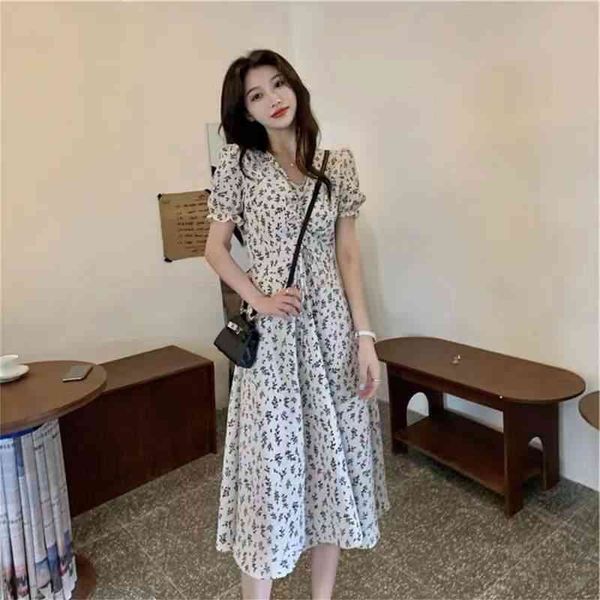 casual dresses summer french first love dress women's with slim waist sweet and spicy style bubble sleeve floral rk9a, Black;gray
casual dresses summer french first love dress women's with slim waist sweet and spicy style bubble sleeve floral rk9a, Black;gray