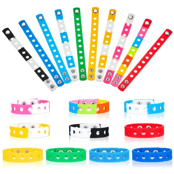 sile charm bracelet in 8 3 inch adjustable kids bracelets colorf wristband for party present most shoe charms slap snap no included amfew, Silver
sile charm bracelet in 8 3 inch adjustable kids bracelets colorf wristband for party present most shoe charms slap snap no included amfew, Silver