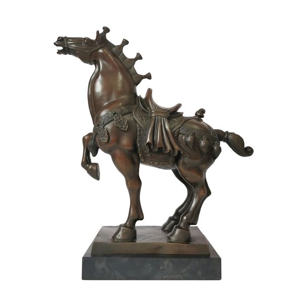 bronze chinese war horse statue figurine animal sculpture art office home decoration ornament, Silver
bronze chinese war horse statue figurine animal sculpture art office home decoration ornament, Silver