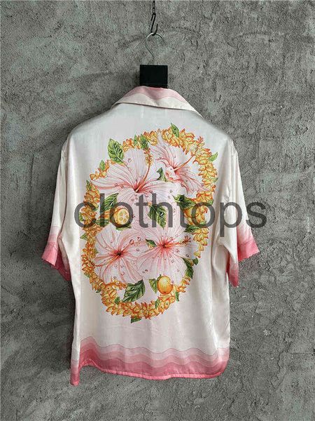 casablanca gradient flower hawaiian printed silk shirt color dyed loose, White;black
casablanca gradient flower hawaiian printed silk shirt color dyed loose, White;black