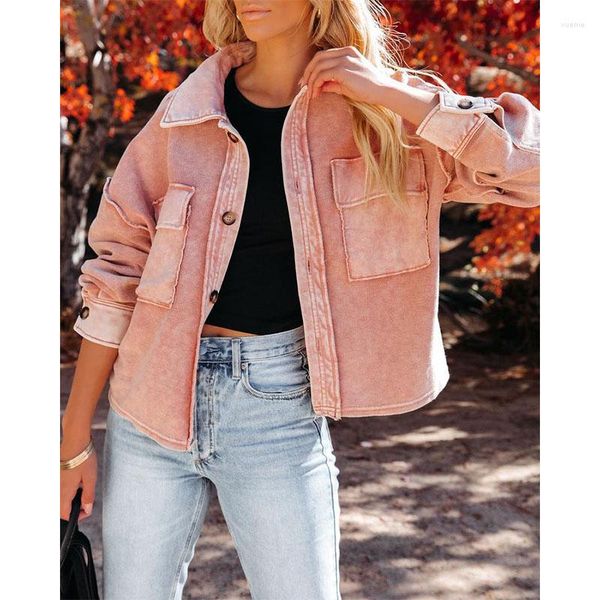 women's jackets fashion stitching pocket short jacket girl lapel single breasted slim long sleeve casual elegant warm coat plus size, Black;brown
women's jackets fashion stitching pocket short jacket girl lapel single breasted slim long sleeve casual elegant warm coat plus size, Black;brown