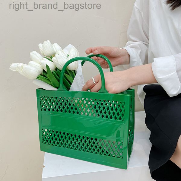 luxury hollow pvc beach bag candy color jelly basket bag handbags designer brands shopper bags for women 2022 clear purses tote w220813
luxury hollow pvc beach bag candy color jelly basket bag handbags designer brands shopper bags for women 2022 clear purses tote w220813
