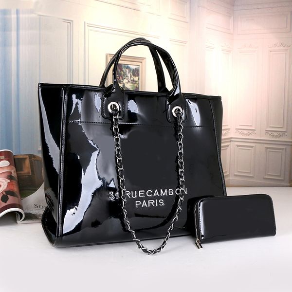 leather tote fashion bags women handbag two piece totes and wallets lady handbags chain shoulder bags
leather tote fashion bags women handbag two piece totes and wallets lady handbags chain shoulder bags