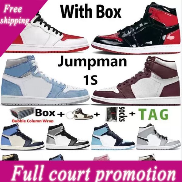 2022 with box jumpman 1 og 1s mens basketball shoes bordeaux heritage bred patent hyper royal university blue lucky green men sports women
2022 with box jumpman 1 og 1s mens basketball shoes bordeaux heritage bred patent hyper royal university blue lucky green men sports women