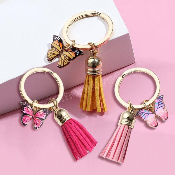 creative butterfly keychain insects car key women tassels pendent charm gift accessory girls, Silver
creative butterfly keychain insects car key women tassels pendent charm gift accessory girls, Silver