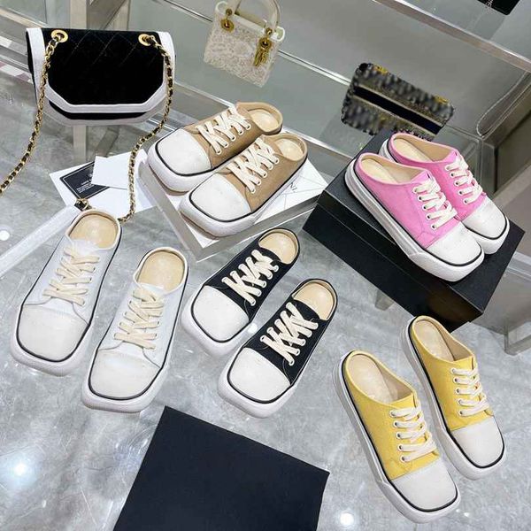 elling women's square head half tow summer famous brand shoes canvas breathable loafers sandal students' leisure slippers classic, Black
elling women's square head half tow summer famous brand shoes canvas breathable loafers sandal students' leisure slippers classic, Black