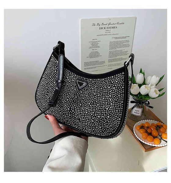 handbags new women's 2022 new rhinestone sling one room underarm