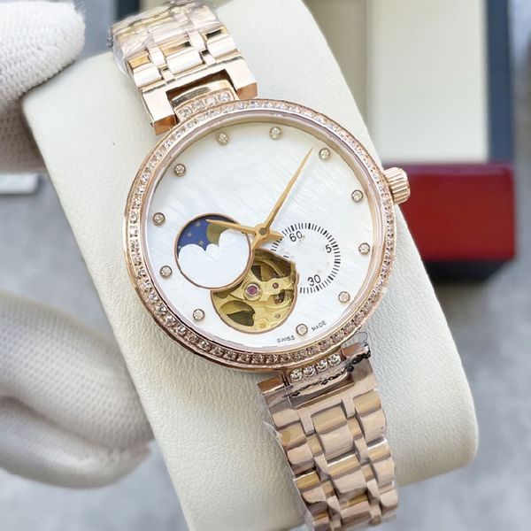 fashion mechanical women's watch 32mm ceramic steel chain sapphire mirror stainless steel case sports waterproof luxury watches watchs, Slivery;brown
fashion mechanical women's watch 32mm ceramic steel chain sapphire mirror stainless steel case sports waterproof luxury watches watchs, Slivery;brown