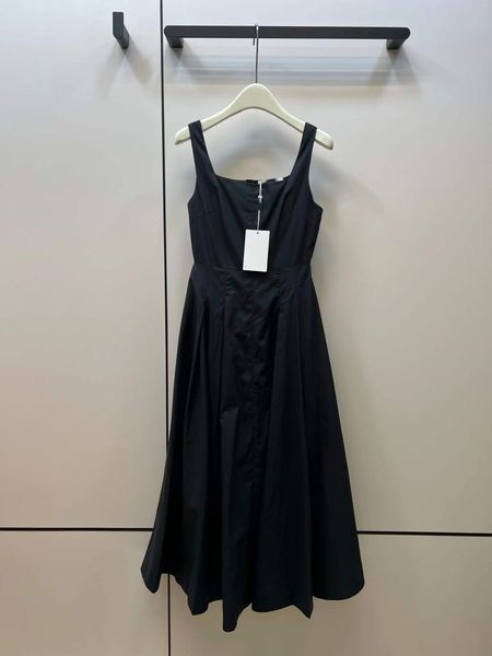 milan runway dress 2022 summer autumn spaghetti strap designer dress brand same style dress 0618-19, Black
milan runway dress 2022 summer autumn spaghetti strap designer dress brand same style dress 0618-19, Black
