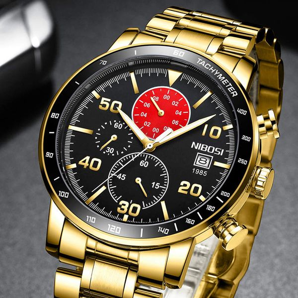 nibosi 2022 new men watch gold sport waterproof watch men fashion quartz wristwatch luminous chronograph clock relogio masculino, Silver
nibosi 2022 new men watch gold sport waterproof watch men fashion quartz wristwatch luminous chronograph clock relogio masculino, Silver
