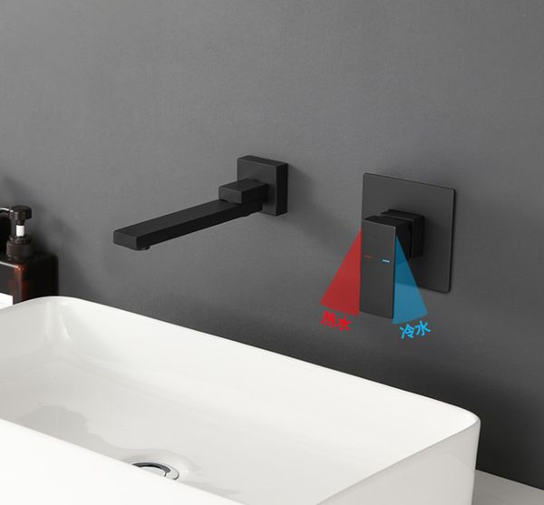 in wall basin faucet copper polish finish square water mixer tap single handle double-hole embedded bathroom faucets
in wall basin faucet copper polish finish square water mixer tap single handle double-hole embedded bathroom faucets