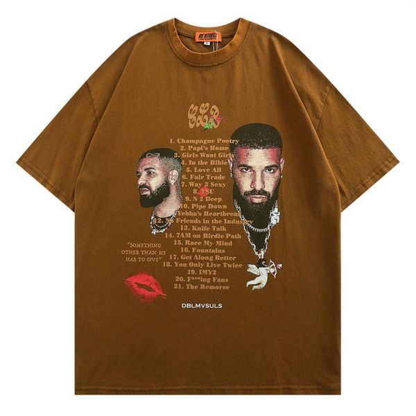 2022 oversize t-shirt hip hop letter graphic tees shirts men washed vintage t-shirt cotton 47u, Black;brown
2022 oversize t-shirt hip hop letter graphic tees shirts men washed vintage t-shirt cotton 47u, Black;brown