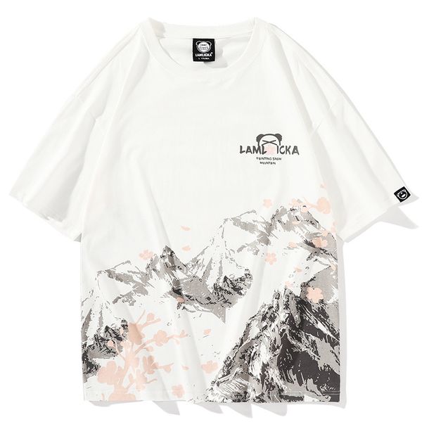 summer mens t-shirts fashion snow mountain print pattern casual loose round neck simple cotton short sleeve breathable quick dry pullover cl, White;black
summer mens t-shirts fashion snow mountain print pattern casual loose round neck simple cotton short sleeve breathable quick dry pullover cl, White;black