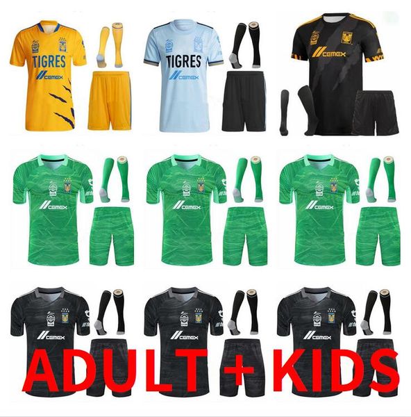 men kids kit 2021 mexico club tigres uanl soccer jerseys third gignac 21 22 liga mx 115th chivas guadalajara camisas de futebol football shi, Black;yellow
men kids kit 2021 mexico club tigres uanl soccer jerseys third gignac 21 22 liga mx 115th chivas guadalajara camisas de futebol football shi, Black;yellow