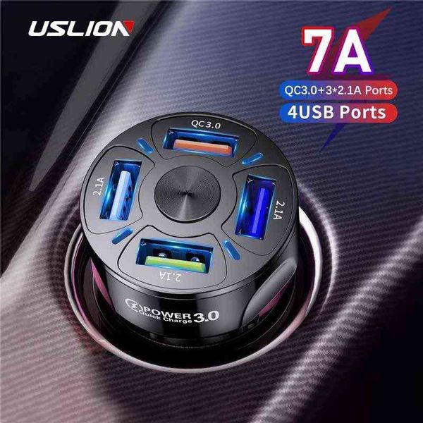 uslion 4 ports usb car charge 48w quick 7a mini fast charging for iphone 11 xiaomi huawei mobile phone charger adapter in car w220328
uslion 4 ports usb car charge 48w quick 7a mini fast charging for iphone 11 xiaomi huawei mobile phone charger adapter in car w220328