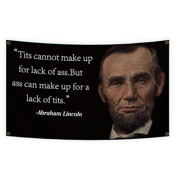 abraham lincoln flag 3x5 ft 100%polyester vivid color banner with brass grommets for college dorm frat party background
abraham lincoln flag 3x5 ft 100%polyester vivid color banner with brass grommets for college dorm frat party background