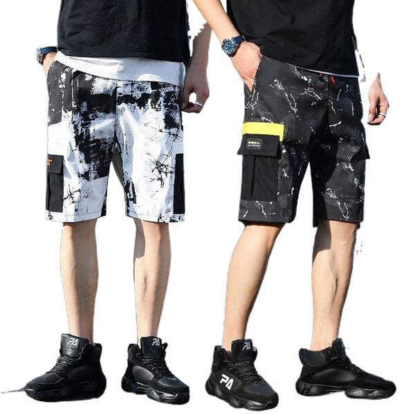 work shorts men's tide brand loose multi-pocket casual pants trend summer size ins sports pants 32i4#, White;black
work shorts men's tide brand loose multi-pocket casual pants trend summer size ins sports pants 32i4#, White;black